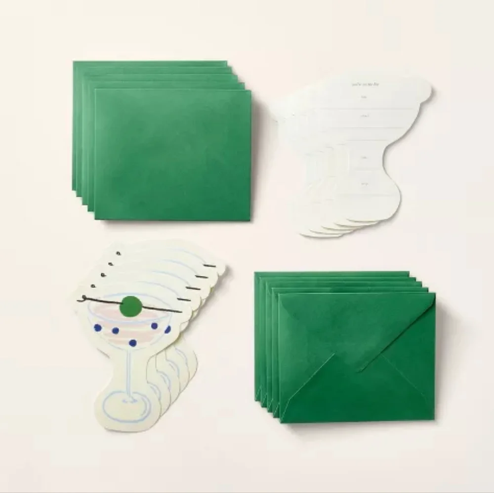 Kate Spade Party Invitations 10 Cards 10 Envelopes NWT Sealed